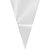 Embalagem para trufa/cone cone incolor 18x30cm - cromus (pct.c/50) - Imagem 1