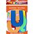 Material didatico eva letras gd. 21cm 31pcs colors - evamax (pacote) - Imagem 1