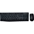 Kit perifericos teclado+mouse s/fio slim preto - multi (kit) - Imagem 1