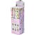 Lapis preto redondo decorado abacatinho c/borracha - tilibra (dp.c/72) - Imagem 1