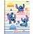 Caderno brochura 1/4 capa dura stitch 80f - foroni (pct.c/10) - Imagem 1