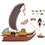 Boneca disney moana tranformação de barco - mattel (unidade) - Imagem 1
