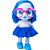 Boneca glow girls azul celeste - bee toys (unidade) - Imagem 1