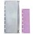 Estojo simples pvc transp. c/regua pp ll - romitec (unidade) - Imagem 1