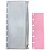 Estojo simples pvc transp. c/regua pp rs - romitec (unidade) - Imagem 1