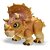 Boneco e personagem jurassic world triceratops 28c - pupee brinquedos (unidade) - Imagem 1