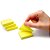 Bloco de recado autoadesivo amarelo neon 38x50mm 100fls. - leonora (bl.c/04) - Imagem 2