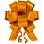 Laco pronto liso 20mmx40cm. flor dourado un/bli - emfesta (pct.c/10) - Imagem 1