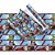 Plastico adesivo 45cmx10m avengers - v.m.p. (rolo) - Imagem 1