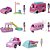 Barbie mini barbieland mini veículo surpresa (s) - mattel (unidade) - Imagem 1
