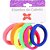 Acessorio para cabelo elastico colorido 3cm bl.c/6un - make+ (pct.c/12) - Imagem 1