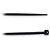 Abracadeira nylon preta 2,5x100mm. - force line (pct.c/100) - Imagem 2