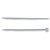 Abracadeira nylon branca 2,5x150mm. - force line (pct.c/100) - Imagem 2