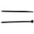 Abracadeira nylon preta 2,5x200mm. - force line (pct.c/100) - Imagem 2