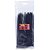 Abracadeira nylon preta 3,6x200mm. - force line (pct.c/100) - Imagem 1