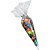 Embalagem para trufa/cone cone incolor 18x30cm - festcolor (pct.c/50) - Imagem 1