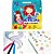Livro com adesivos 100 adesivos sereias 28x28cm - magic kids (unidade) - Imagem 2