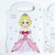Livro com adesivos bolsa de adesivos princesas - magic kids (unidade) - Imagem 3