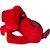 Pelucia cachorro greg vermelho 30cm - zip (unidade) - Imagem 2