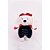 Pelucia coelho pirata 37cm - zip (unidade) - Imagem 1