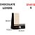 Sacola para presente decorada cacau lovers g 32x38x19 - scrity (pct.c/10) - Imagem 1