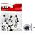 Artesanato olho movel 12mm preto c/50un. - kit (pct.c/20) - Imagem 1