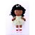 Boneca de pelucia laura 35cm - zip (unidade) - Imagem 1