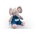 Pelucia elefante safari cinza/az. 34cm - zip (unidade) - Imagem 4