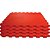 Tatame 04 placas 1x1mx1cm vermelho - evamax (pacote) - Imagem 1