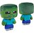 Pelucia minecraft zombie 18cm - estrela (unidade) - Imagem 2