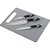 Utensilio domestico tabua corte c/3 facas - bel (unidade) - Imagem 2