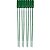 Lacre para malote verde espinha de peixe 16cm - tykheplas (pct.c/100) - Imagem 1