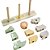 Fisher price wood animais empilhaveis 10pcs - mattel (unidade) - Imagem 4