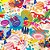 Papel presente bobina couche 60cm. mod.333 rabiscos colorid - gessele (bo-100mts) - Imagem 1