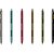 Caneta esferografica cis zoox f7 retratil 6 cores - sertic (dp.c/24) - Imagem 2