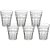 Copo de vidro copo dose clear 40ml 6pcs - western (jogo) - Imagem 1