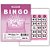 Bloco para bingo rosa 90x112mm 96 folhas - animativa (pct.c/10) - Imagem 1