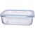 Pote de vidro hermetico retangular 1,05l - western (unidade) - Imagem 1