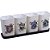 Acessorio para mesa harry potter porta lapis 4pcs - plasutil (unidade) - Imagem 1