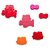 Massa para modelar criativa hello kitty + 3 moldes - leonora (kit) - Imagem 2