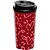 Copo decorado coracoes c/ tampa 600ml - nitron (unidade) - Imagem 1