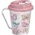 Caneca decorada borboletas c/ tampa 350ml - nitron (unidade) - Imagem 1