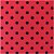 Placa em eva estampado 60x40cm poa preto/vermelho 2mm - make+ (pct.c/05) - Imagem 1