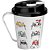 Caneca decorada gatos c/ tampa 350ml - nitron (unidade) - Imagem 1