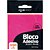 Bloco de recado autoadesivo jocar rosa neon 76x76 100fls. - leonora (cx.c/12) - Imagem 1