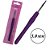 Agulha para croche tam.5,0mm cabo silicone roxo - nybc (blister) - Imagem 1