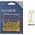 Alfinete seguranca n.0 dourado c/100unid. - nybc (pct.c/06) - Imagem 1