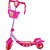 Patinete rosa c/luz,som e cesta - dm toys (unidade) - Imagem 1