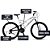 Bicicleta aro 26 aero branca - colli bike (unidade) - Imagem 5