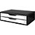 Suporte para monitor 2gavetas 39x26x12 mdf pt/bc - souza (unidade) - Imagem 3